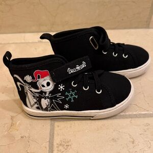 DISNEY toddler The Nightmare Before Christmas high-top sneakers